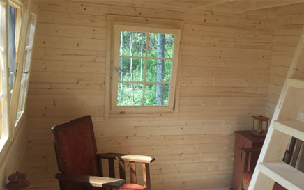 The Peacock Loft Bunkie Windows